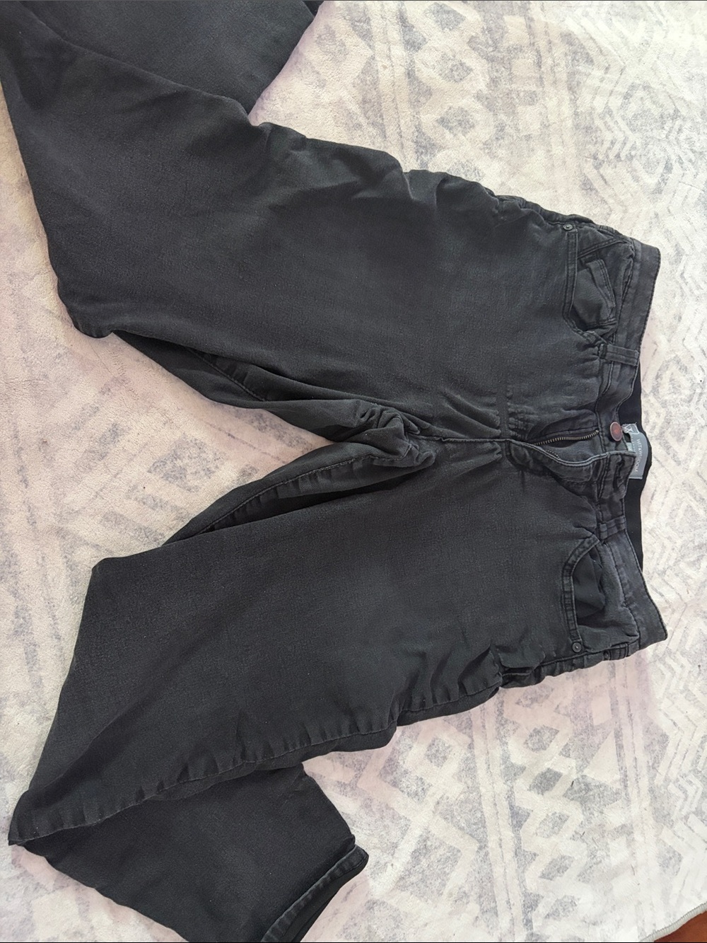 Wit & Wisdom Black Straight Leg Jeans